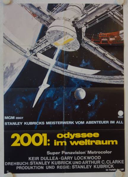 2001: A Space Odyssey re-release german movie poster